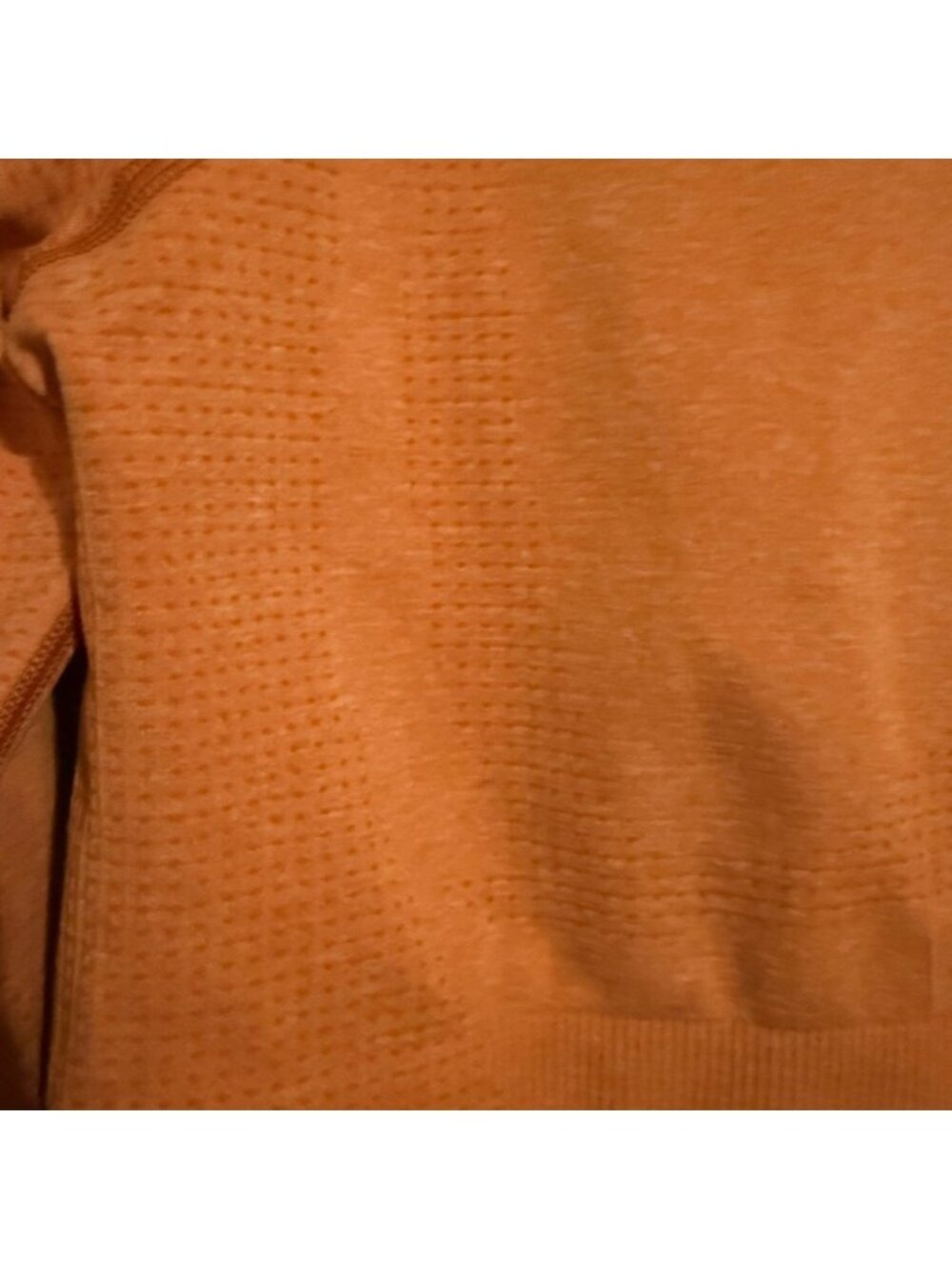 Women's Vibrant Orange Crop Top. Get your workout in this - Picture 2 of 5